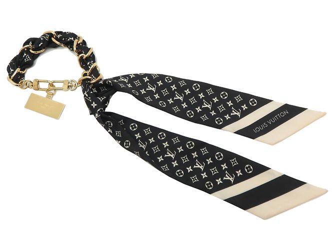 Louis Vuitton Monogram Taschenanhänger Schwarz