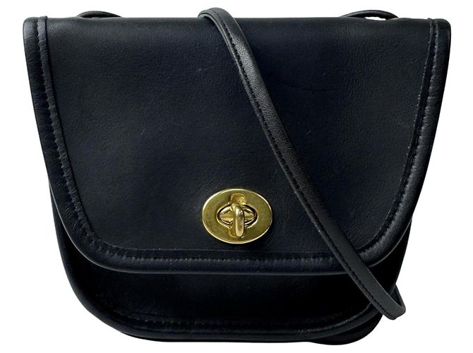 Coach OLD COACH Mini Shoulder Bag Everett Turnlock Nero