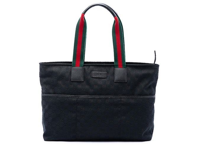Tote Gucci Blue GG Canvas Web Azul Azul marinho