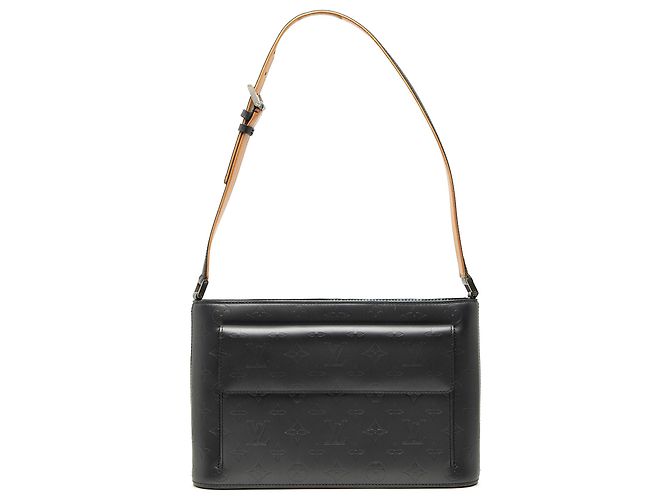 Louis Vuitton Gray Monogram Mat Alston Braun Anthrazitgrau