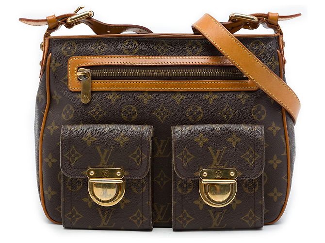 Louis Vuitton Brown Monogram Hudson GM Marrom