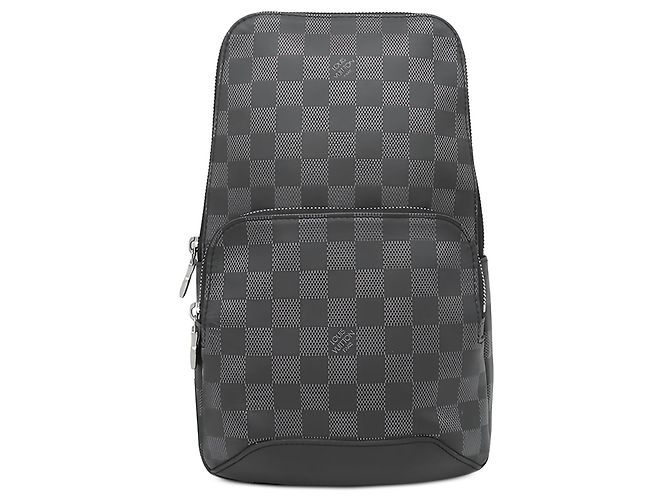Louis Vuitton Black Damier Graphite Avenue Sling Noir