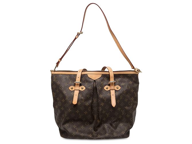 Louis Vuitton Brown Monogram Palermo GM Marron