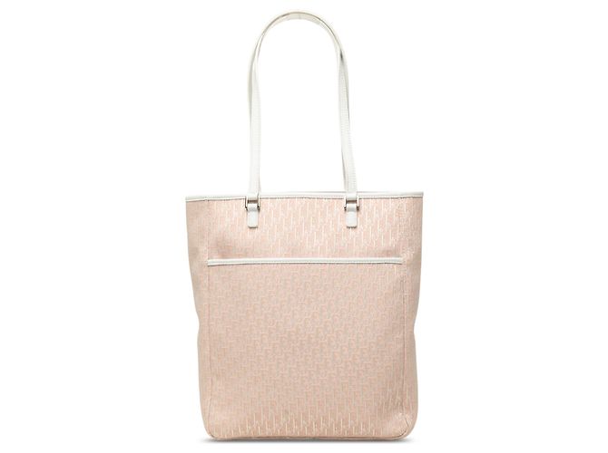 Borsa Tote Dior Pink Diorissimo Trotter Canvas Rosa