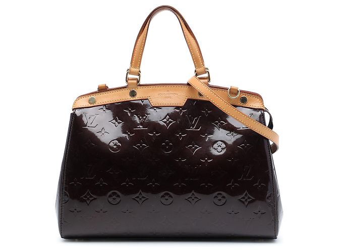 Louis Vuitton Purple Monogram Vernis Brea MM Violet