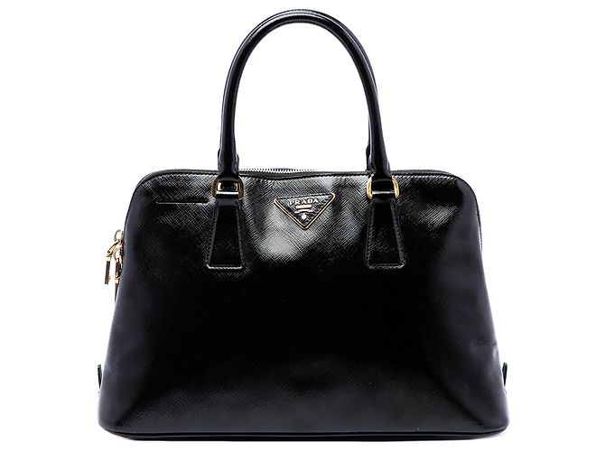 Bolso Prada Promenade Medium de Saffiano Vernice Negro