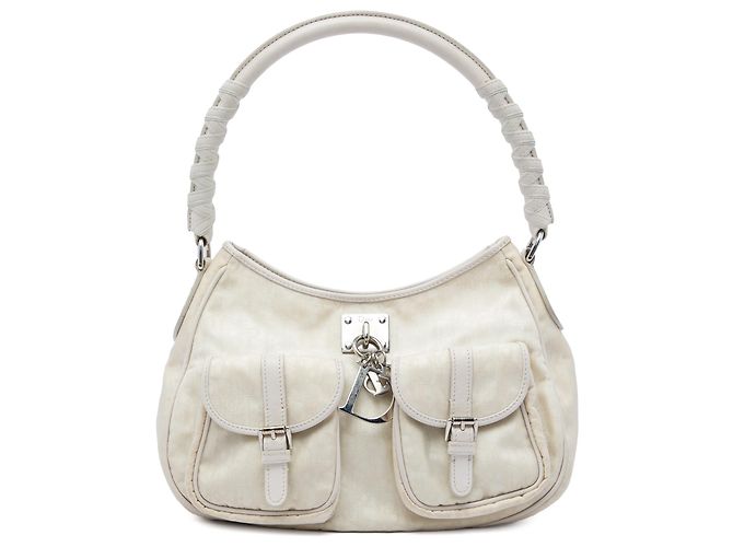 Borsa a Tracolla Diorissimo Trotter Canvas Lovely Charm Marrone Dior Beige
