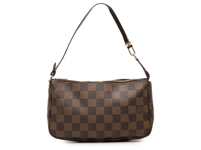 Louis Vuitton Brown Damier Ebene Pochette Accessoires Marron