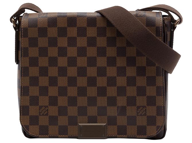 Louis Vuitton Brown Damier Ebene District PM Marron