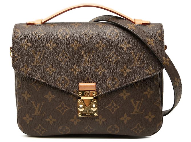 Louis Vuitton Brown Monogram Pochette Metis Marron