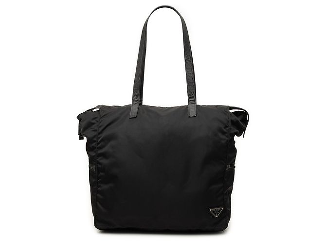 Prada Black Tessuto Tote