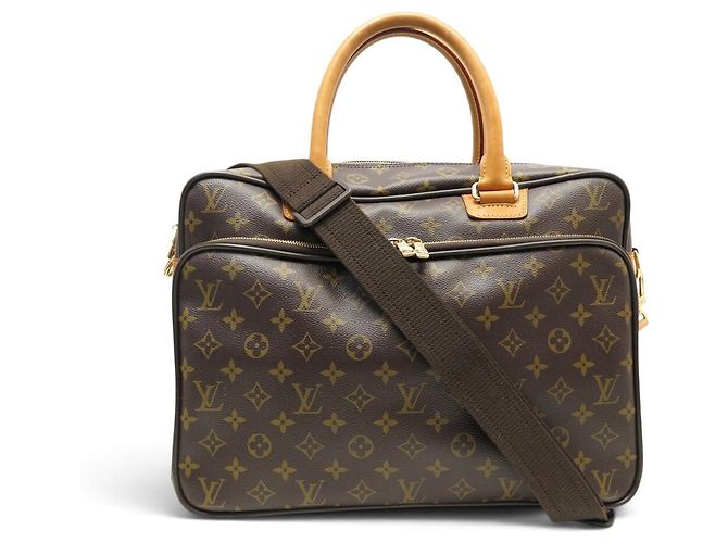 NOVA BOLSA LOUIS VUITTON ICARE MONOGRAM M23252 BRIEFCASE MESSENGER BAG Marrom