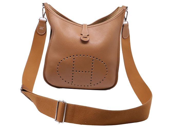 Evelyne Hermès Evelyn III 29 em couro marrom Impressão em python