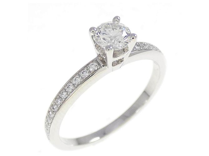 Bulgari Bvlgari Platinum 950 Diamantring Größe 13 Silber