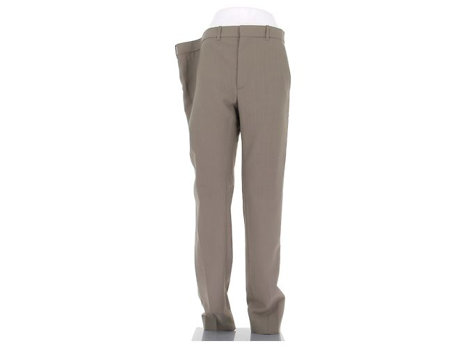 Autre Marque Y/PROJECT Khaki Hose Beige Wolle XS
