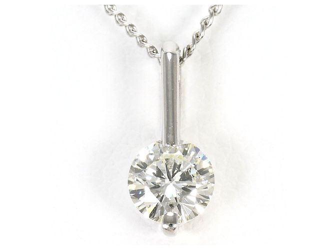Autre Marque PT900 Platin-Halskette mit Diamant