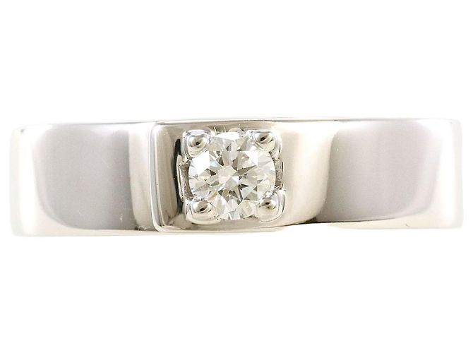 Autre Marque Goldbandring 18K mit Diamant Golden