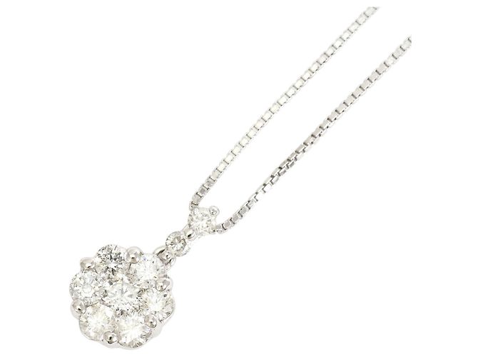 Autre Marque Collana in oro bianco 18K e diamanti D'oro