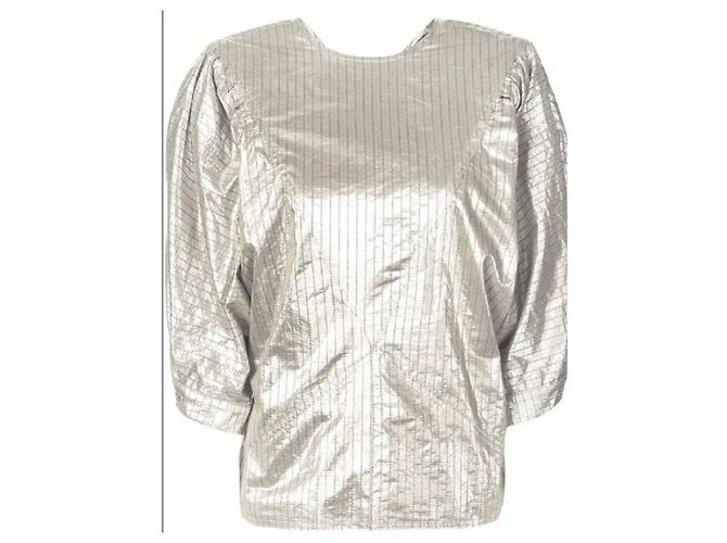 Isabel Marant Rolna Top Silber