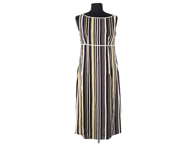 Prada Kleid aus grauer Seide