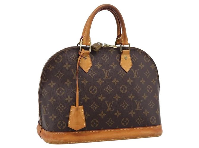 LOUIS VUITTON Monogram Alma PM Hand Bag M53151 LV Auth 205979 Monograma
