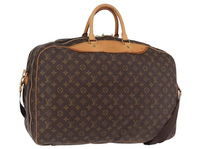 LOUIS VUITTON Monogram Alize de Poche Boston Bag 2way M41392 LV Auth ep16167 Monogramme