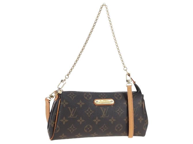LOUIS VUITTON Monogram Eva Shoulder Bag M95567 LV Auth BA16036V Monograma