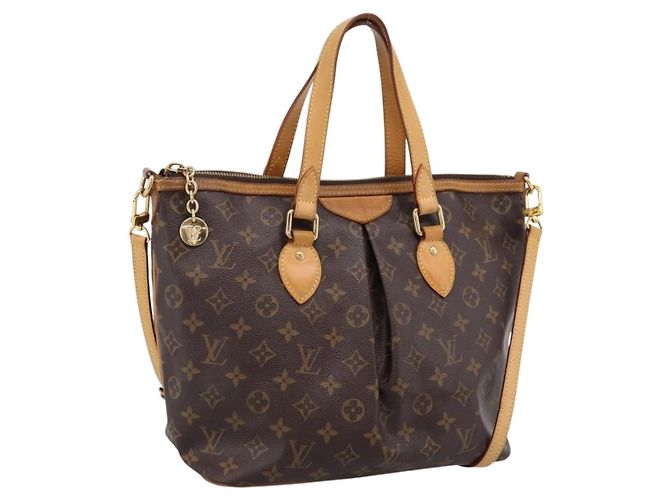 Saco Tote LOUIS VUITTON Monogram Palermo PM M40145 LV Auth 205409A