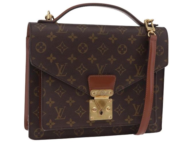 LOUIS VUITTON Monogram Monceau28 Hand Bag M51185 LV Auth 207428 Monograma