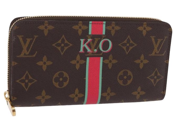 LOUIS VUITTON Monogram Zippy Wallet Long Wallet M60017 LV Auth BA16123A