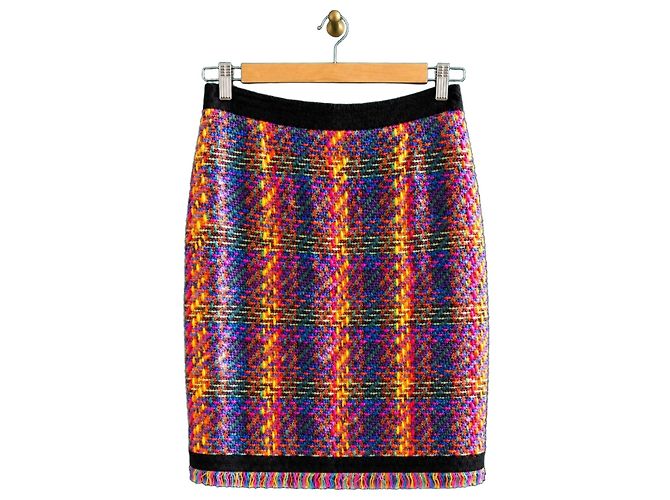 Escada Mehrfarbiger Tweed-Rock