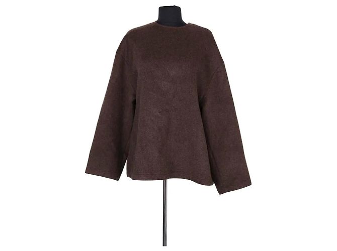 Autre Marque The Frankie Shop Wollpullover Braun S