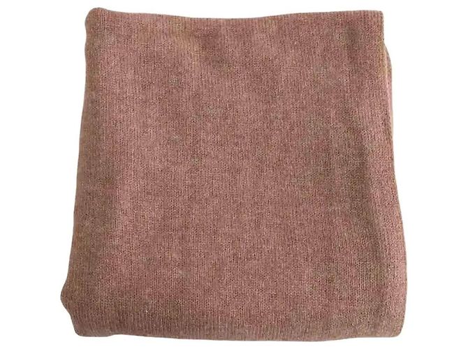 Eric Bompard cashmere scarf camel
