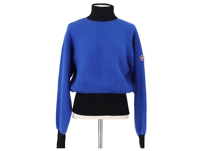 Fusalp Blue Wool Sweater L
