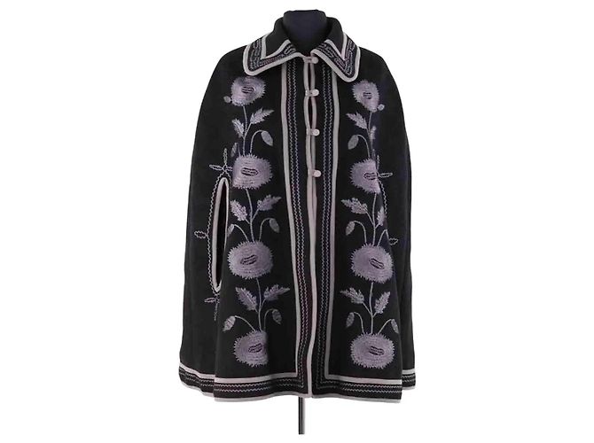 Abrigo negro Antik Batik