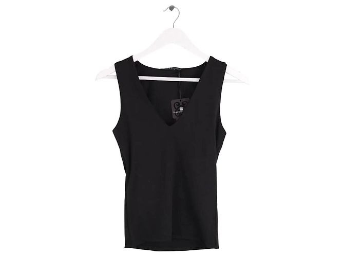 Vannina Vesperini Schwarzes Leggings- und Top-Set