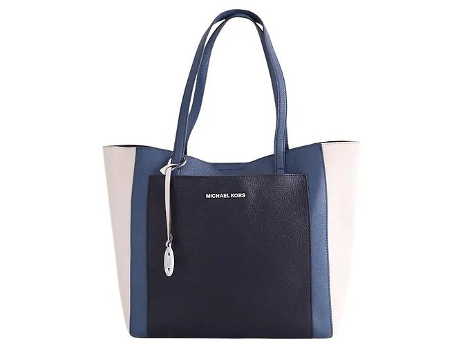 Cabas Michael Kors em couro azul