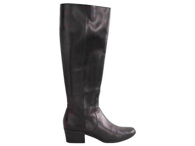 Botas Jimmy Choo de couro castanhas Marrom