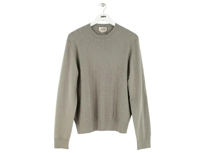 Hermès Cashmere Sweater Khaki M