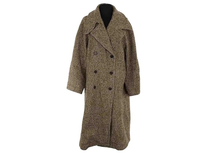 Abrigo Bellerose de lana caqui