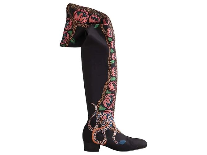 Autre Marque La DoubleJ Black Cloth Boots