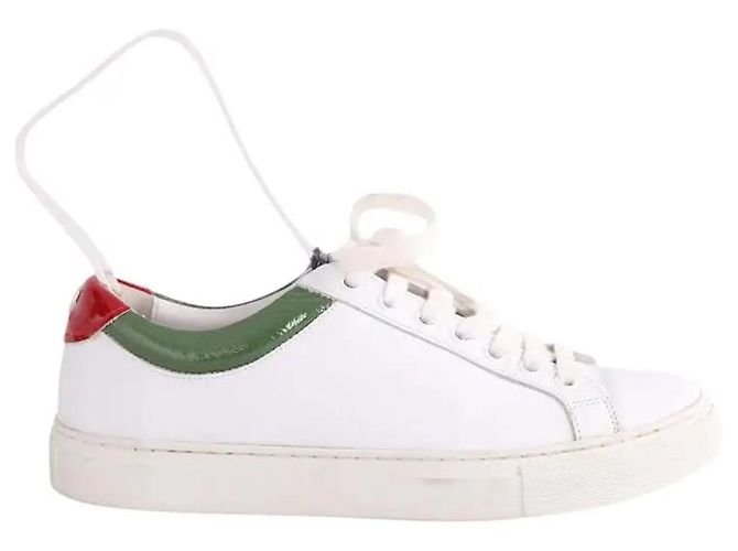 Courreges Baskets Courrèges en cuir blanc