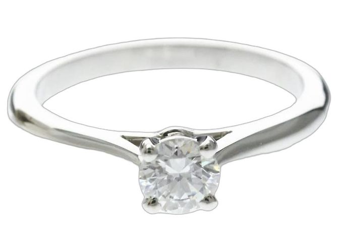 Cartier 1895 Solitaire Ring Silber