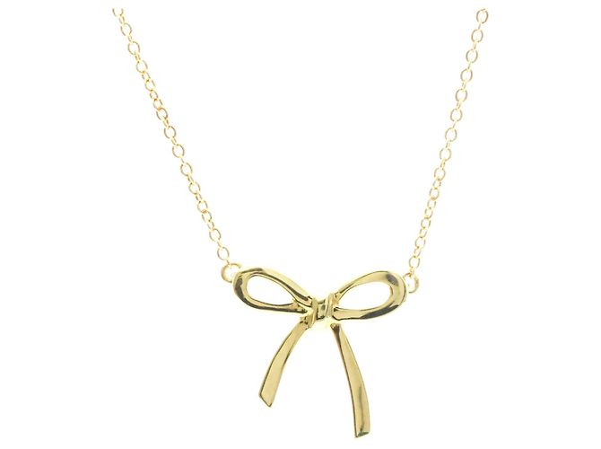 Autre Marque Collana Tiffany Bow in oro 18K D'oro