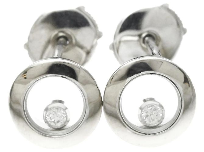 Brincos Chopard Happy Diamonds Diamond Prata
