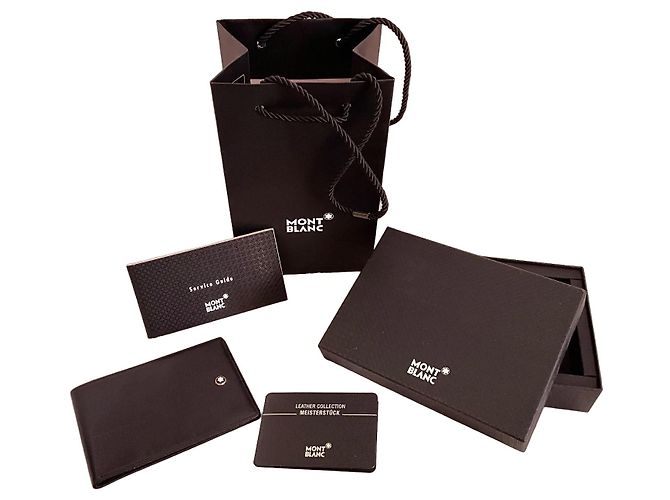 Montblanc Meisterstück Protector de Pasaporte Cuero Negro