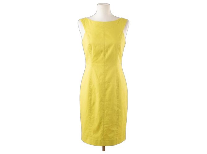 Vestido ajustado amarillo Hoss Intropia