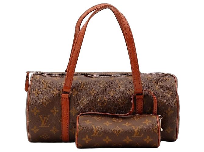 Louis Vuitton Monogram Papillon 30 mit Beutel Braun Monogramm