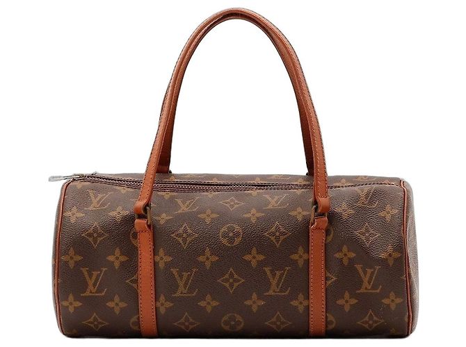 Borsa a mano Louis Vuitton Monogram Papillon 30 Marrone Monogramma