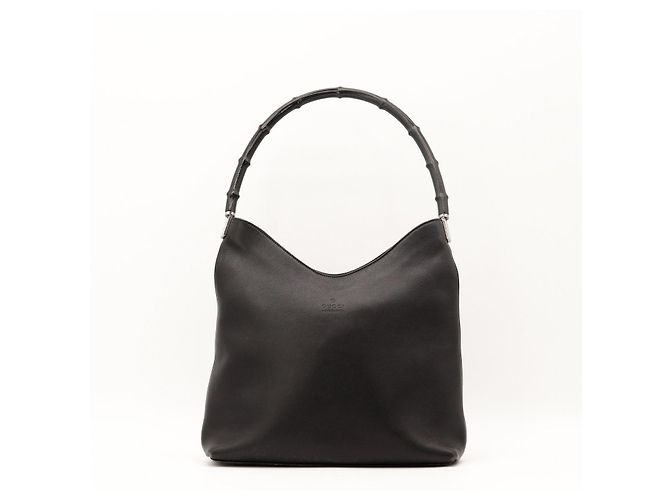 Borsa Hobo Gucci Bamboo Nero